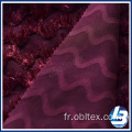 EBL20-C-006 100% polyester jacquard mousseline de soie pour robe